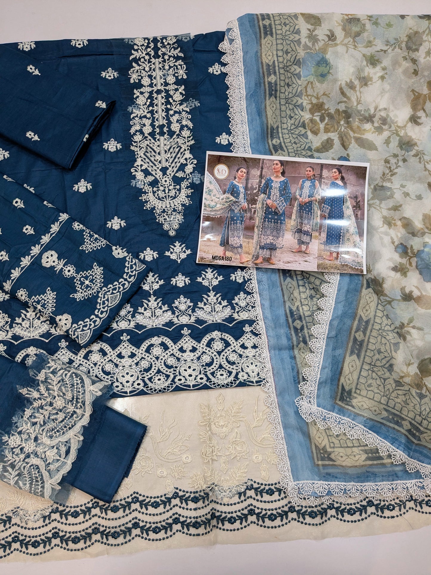 ZAINAB CHOTANI ZINC LAWN EMBROIDERED