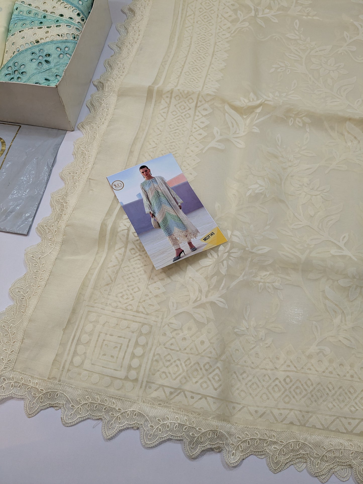 MARIA B 12A TYE DYE LUXURIOUS CHIKENKARI