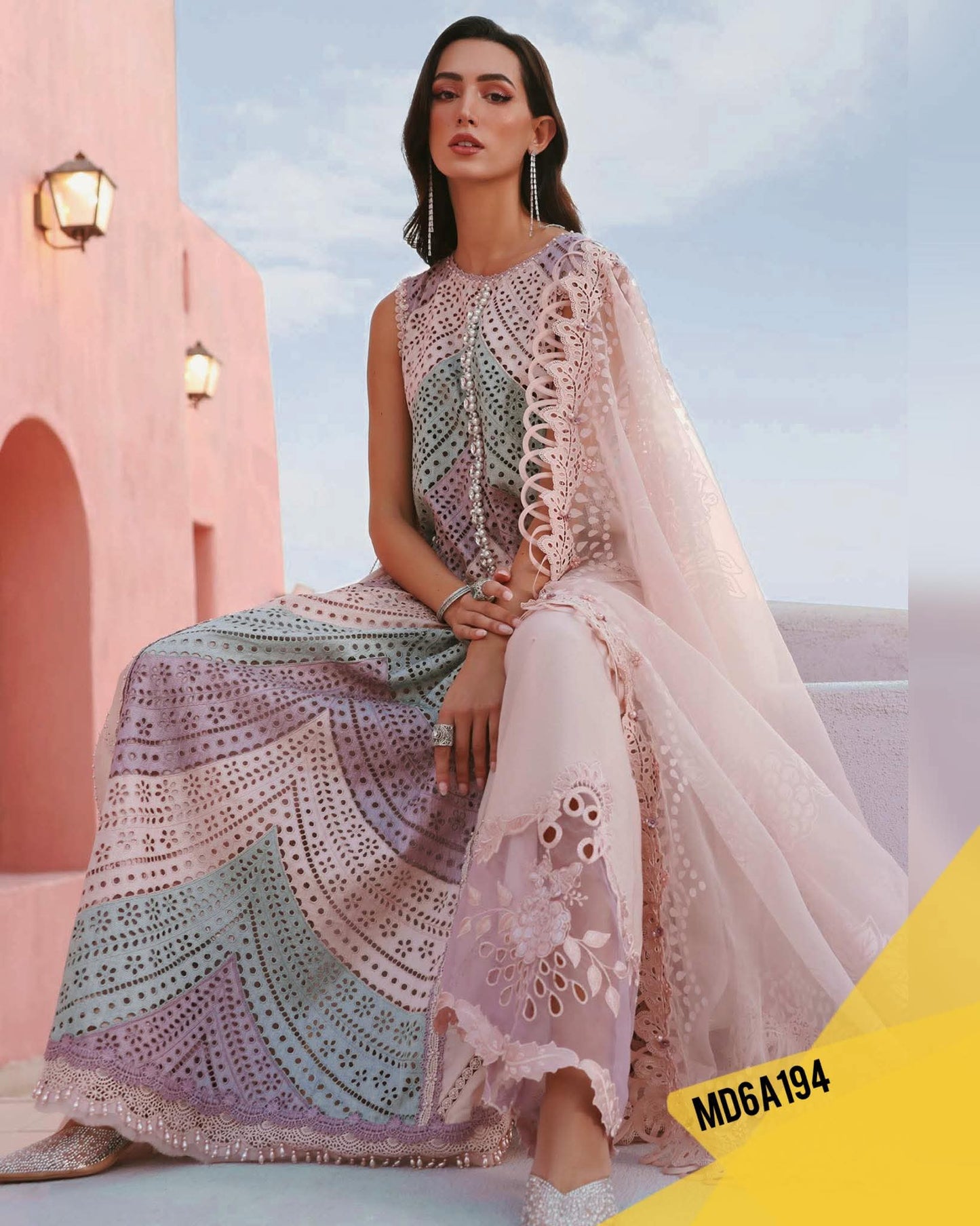 MARIA B SUPER HIT SWISS COLOURFUL LAWN 12B