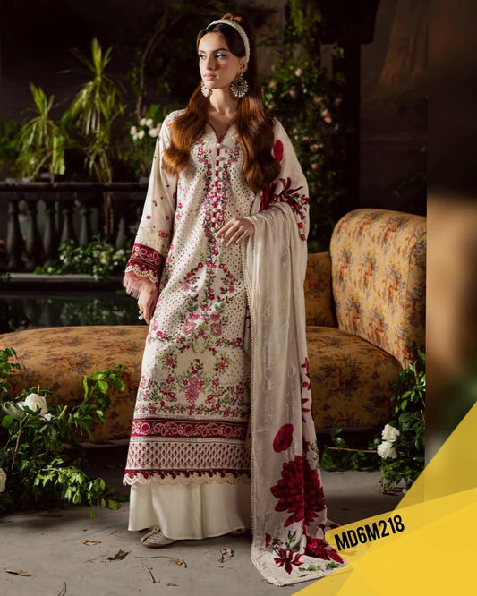 MAHNUR AMELIA LUXURIOUS CHIKENKARI LAWN