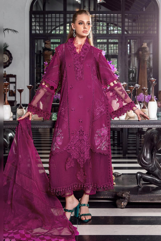 MARIA B INSPIRED MAGENTA LAWN LUXURIOUS