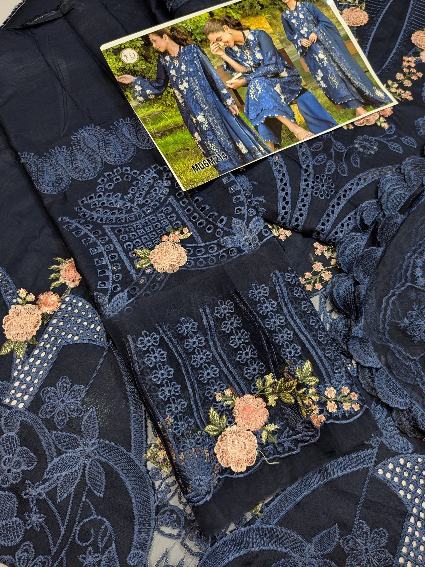 ELAF LUXURY LAWN BLUE BELLE