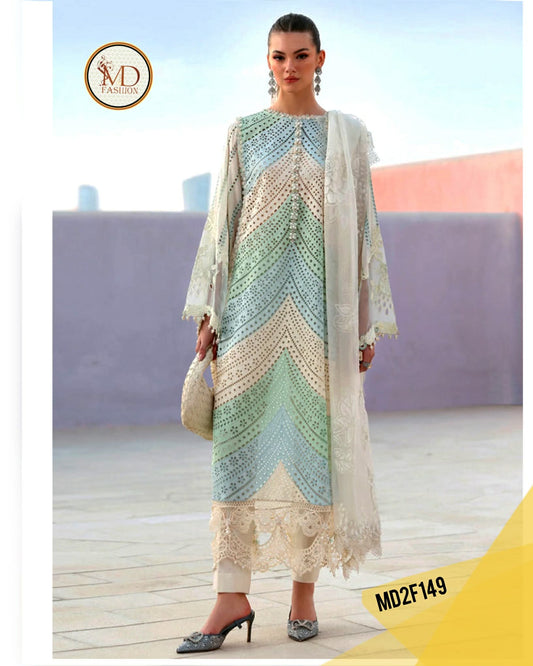 MARIA B 12A TYE DYE LUXURIOUS CHIKENKARI