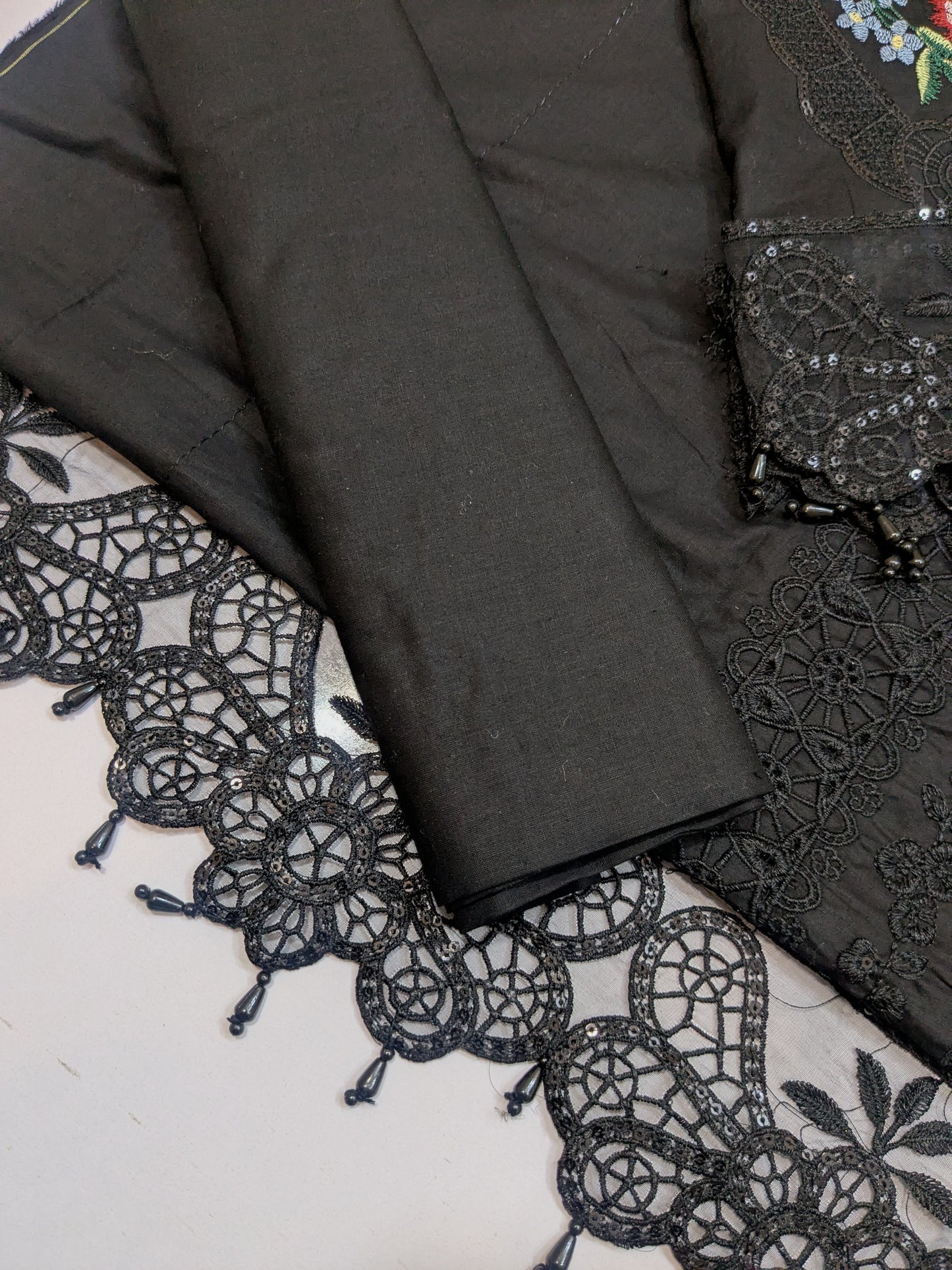 MARIA B LAWN Embroidered BLACK 10B