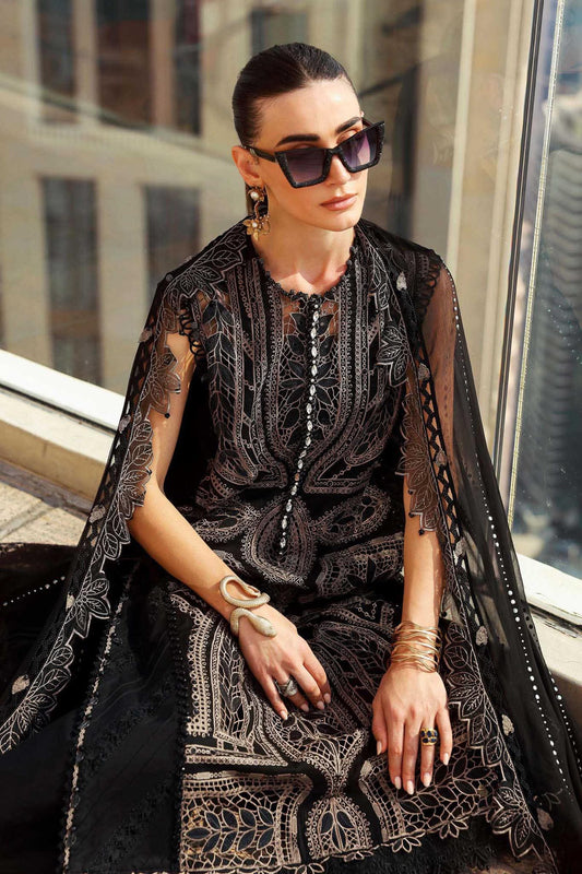 MARIA B LUXURIOUS LAWN BLACK 8B