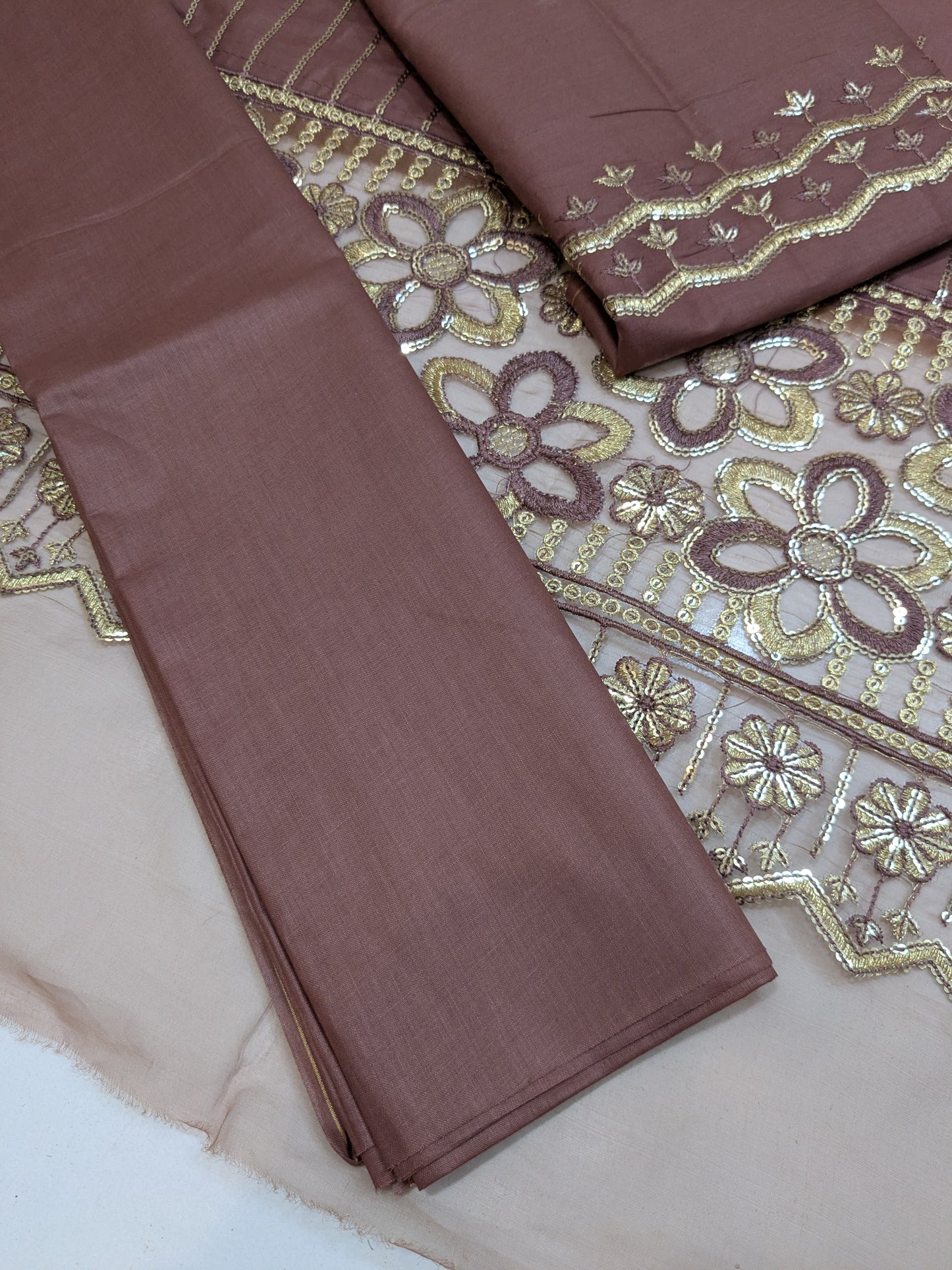 KUAWB COLLECTION DUSTY DARK MAUVE LAWN COTTON