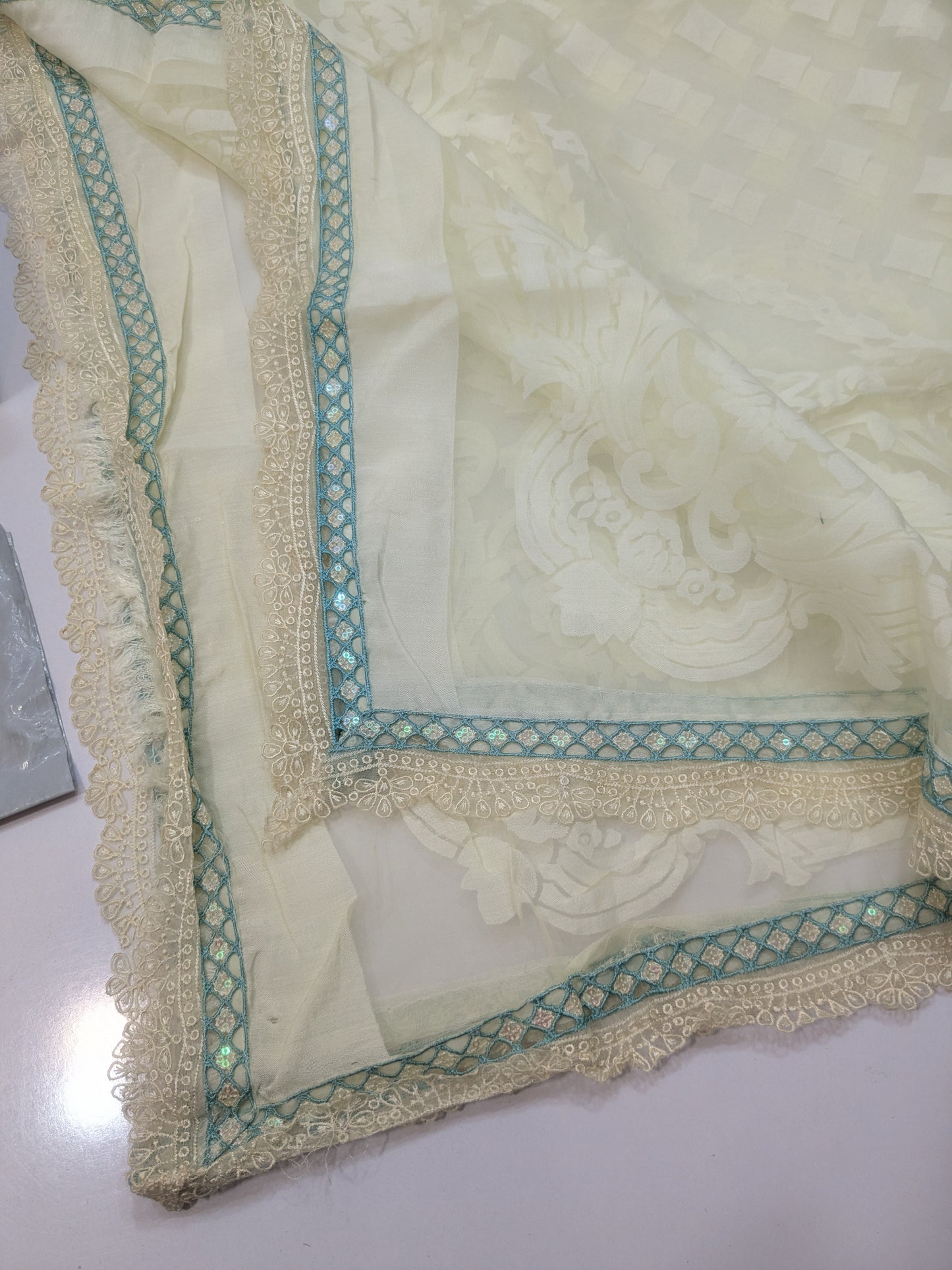 KHUAWB COLLECTION LUXURIES CHIKENKARI LAWN