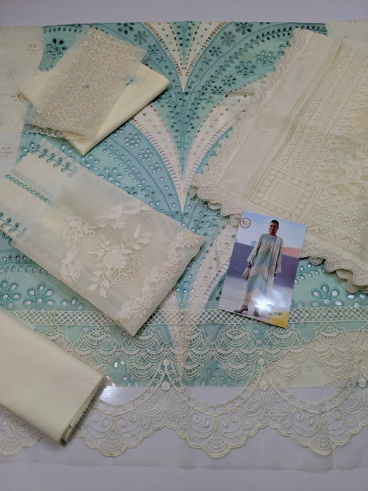 MARIA B 12A TYE DYE LUXURIOUS CHIKENKARI