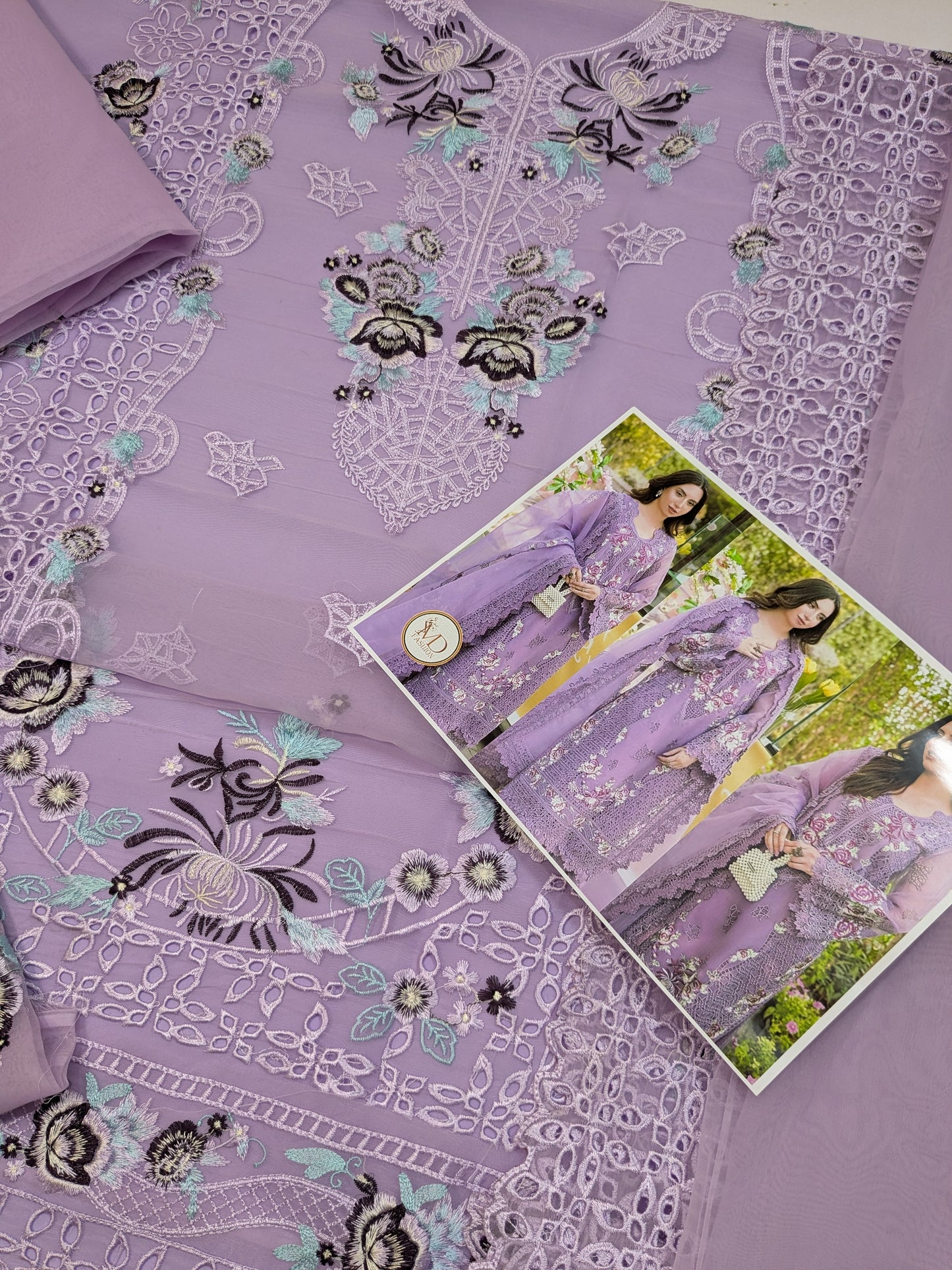 ANEELA LILAC PURPLE SEMI FORMAL