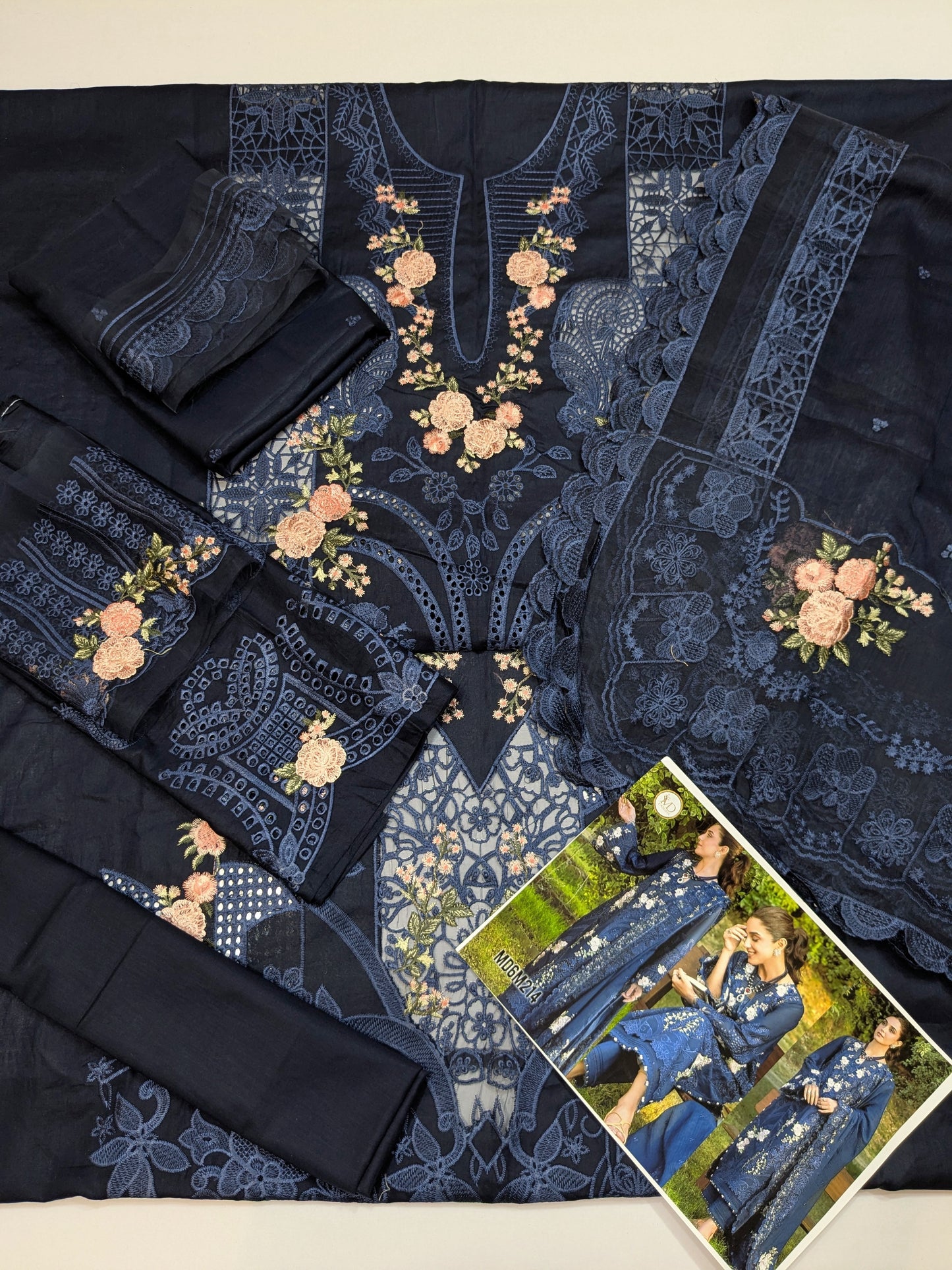 ELAF LUXURY LAWN BLUE BELLE