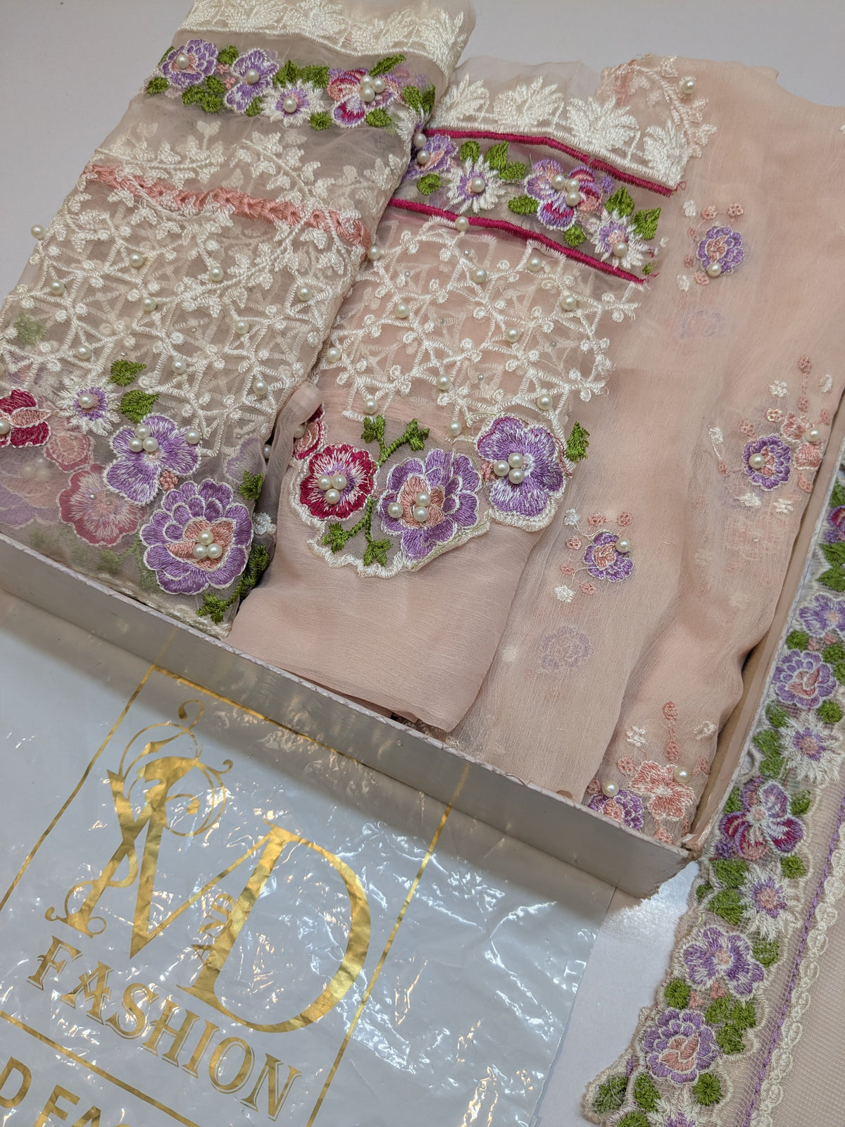 MUSHQ INSPIRED ZARMINAY POWDER PINK FORMAL WEAR