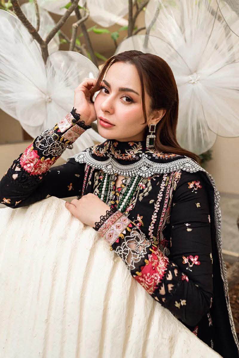 QALAMKAR HANNAH SAHIL LUXURY LAWN EMBROIDERED 3 PIECE DRESS