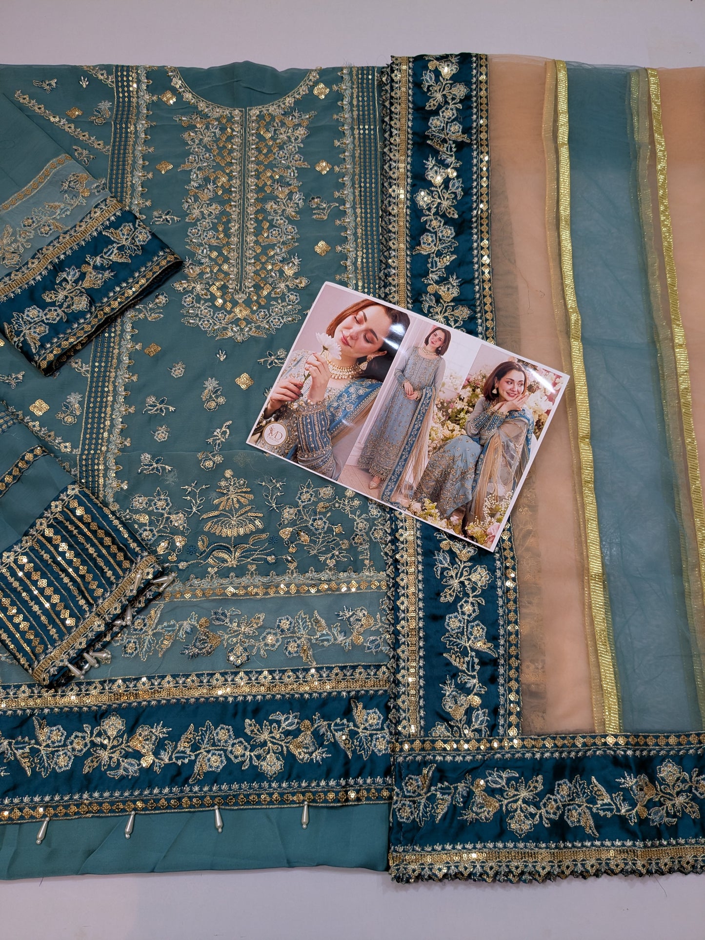 CHARIZMA DASTAN E JASHAN CHIFFON 3pcs UNSTITCHED