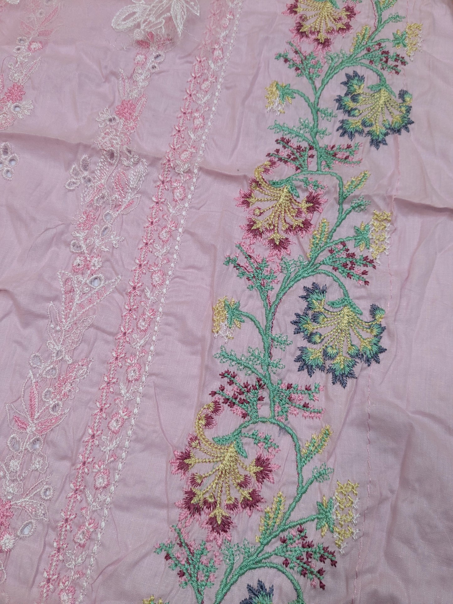 MUSHQ AMMARA CHIKENKARI LAWN EMBROIDERED