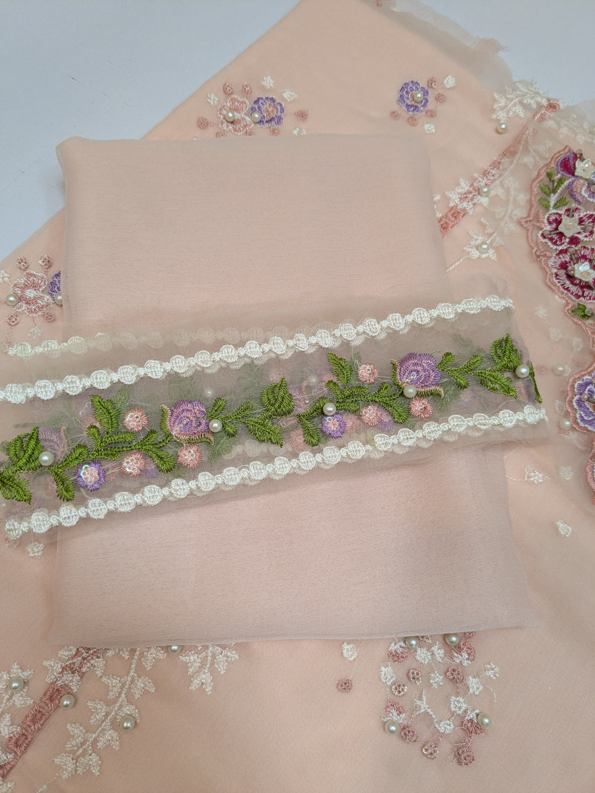 MUSHQ INSPIRED ZARMINAY POWDER PINK FORMAL WEAR