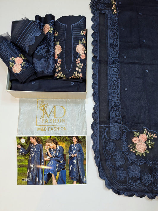 ELAF LUXURY LAWN BLUE BELLE