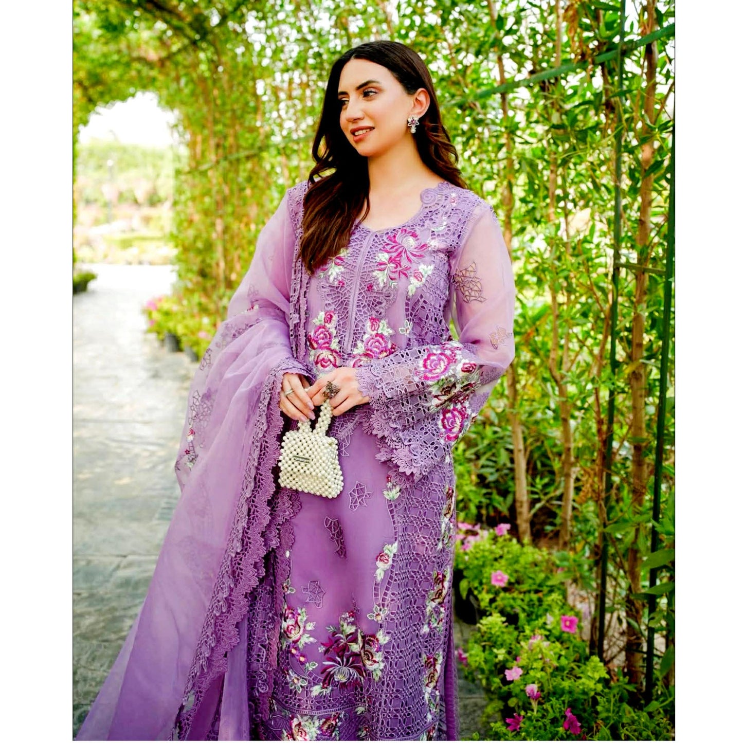 ANEELA LILAC PURPLE SEMI FORMAL