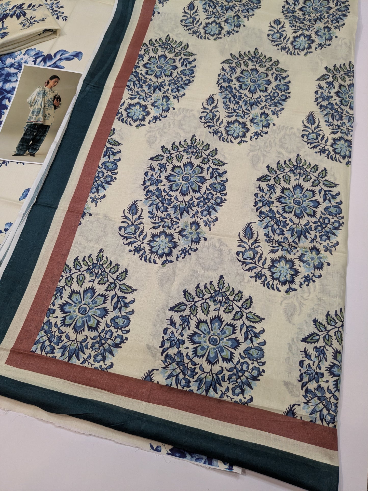 COCO BY ZARA SHAHJAHAN HUSHED DIGITAL PRINT LAWN DUPPATA