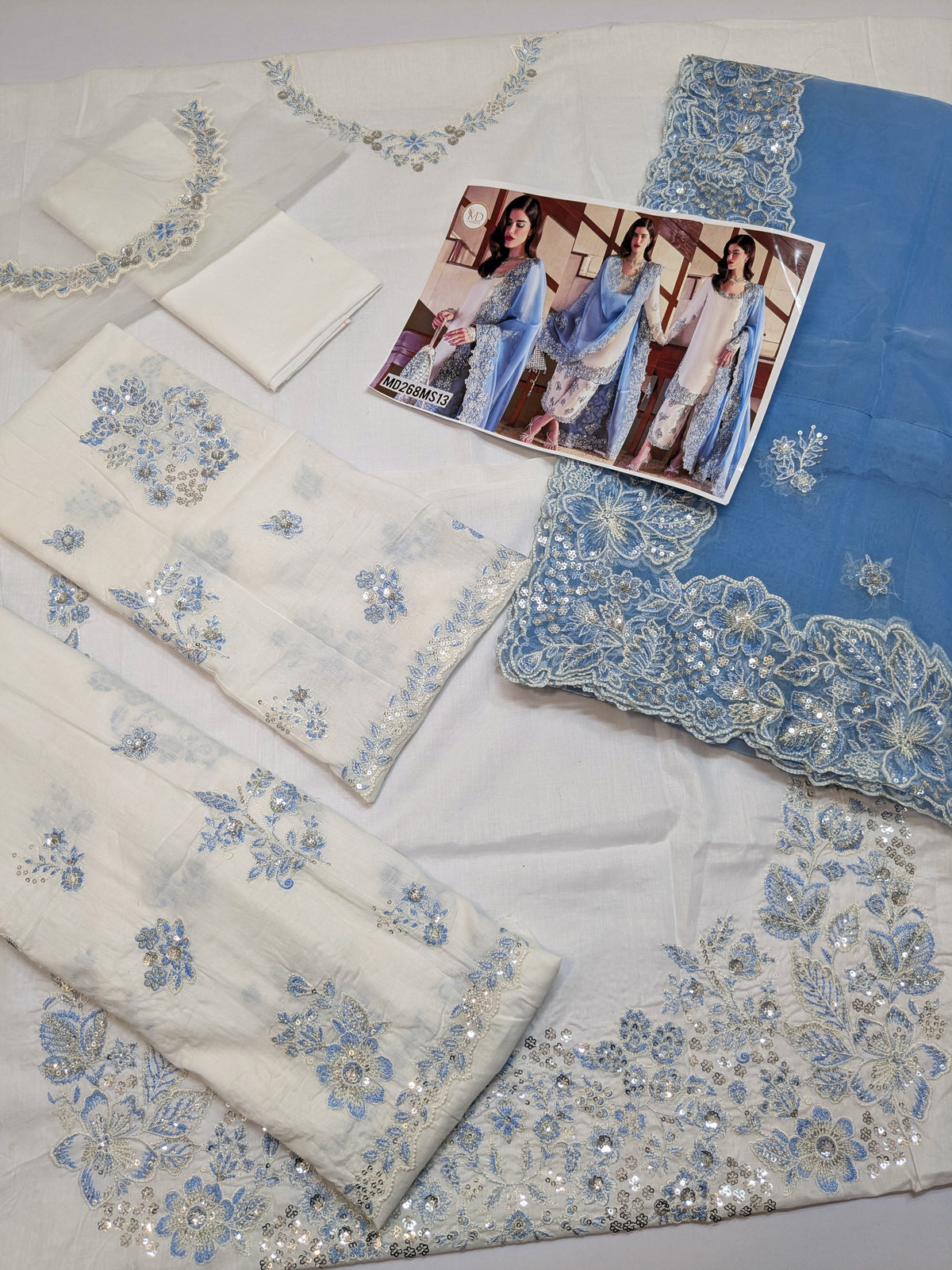 HUSSAIN REHAR INSPIRED VIRELLE LUXURIOUS LAWN