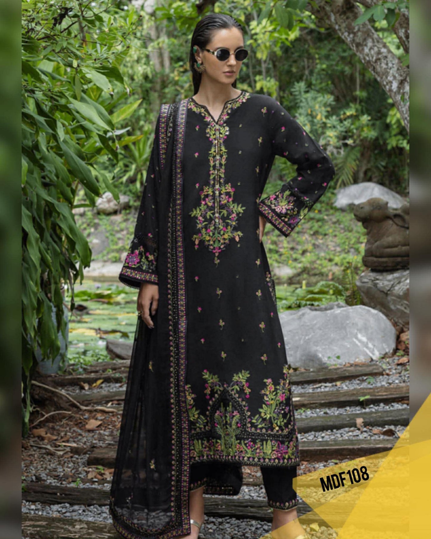 MUSHQ NUVERA LUXURIOUS LAWN BLACK
