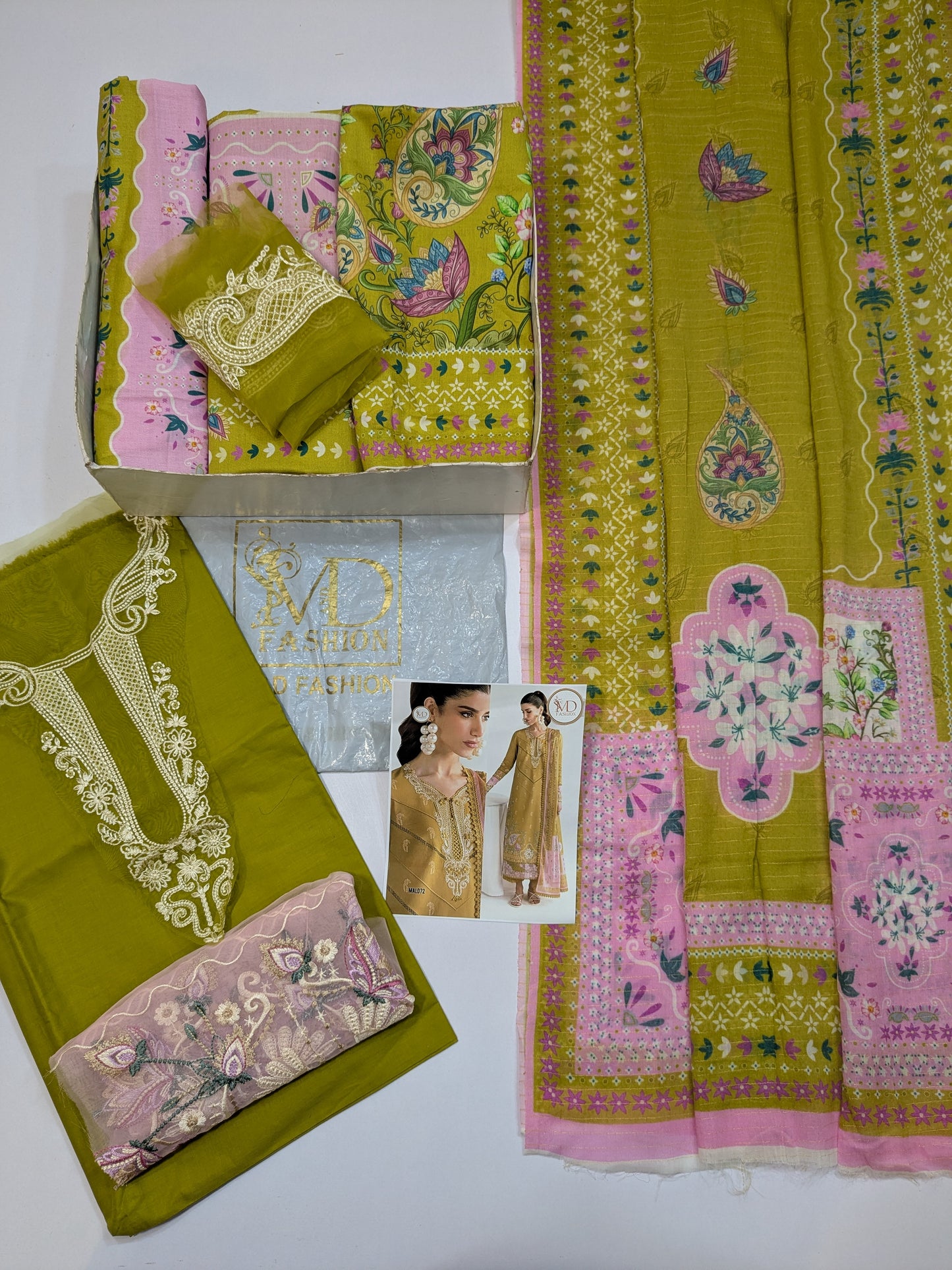 QALAMKAR SIAN DHANI QPRINT EMBROIDERED LAWN