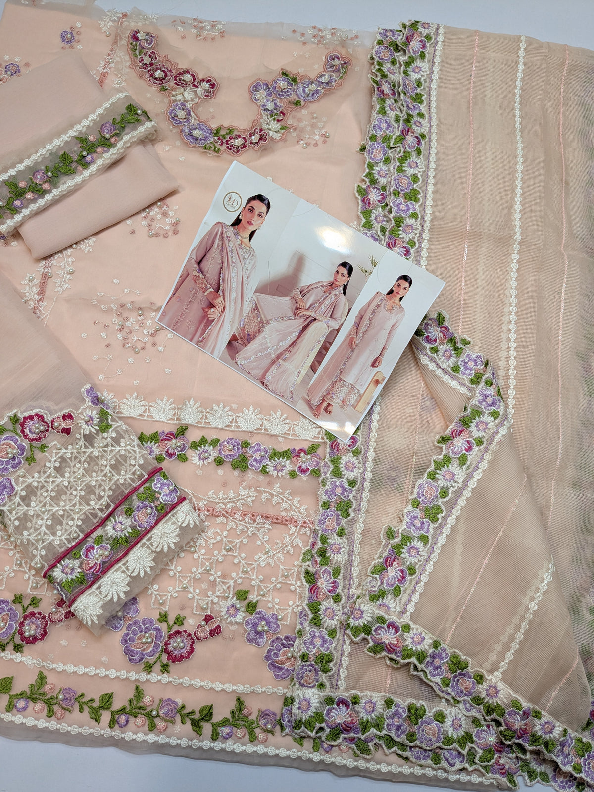 MUSHQ INSPIRED ZARMINAY POWDER PINK FORMAL WEAR