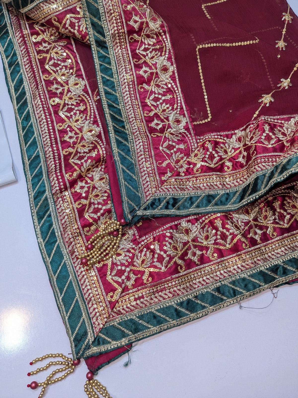 ASIM JOFA INSPIRED YUMNA CHIFFON EMBROIDERED