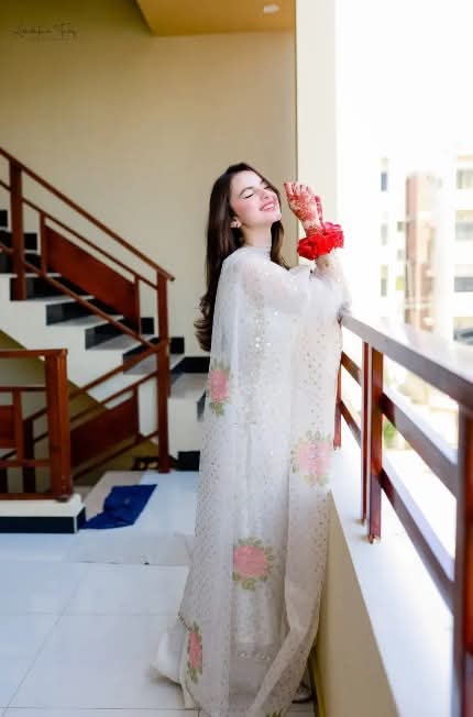 VIRAL SHEESHA STYLE WORK CHIFFON FANCY DRESS