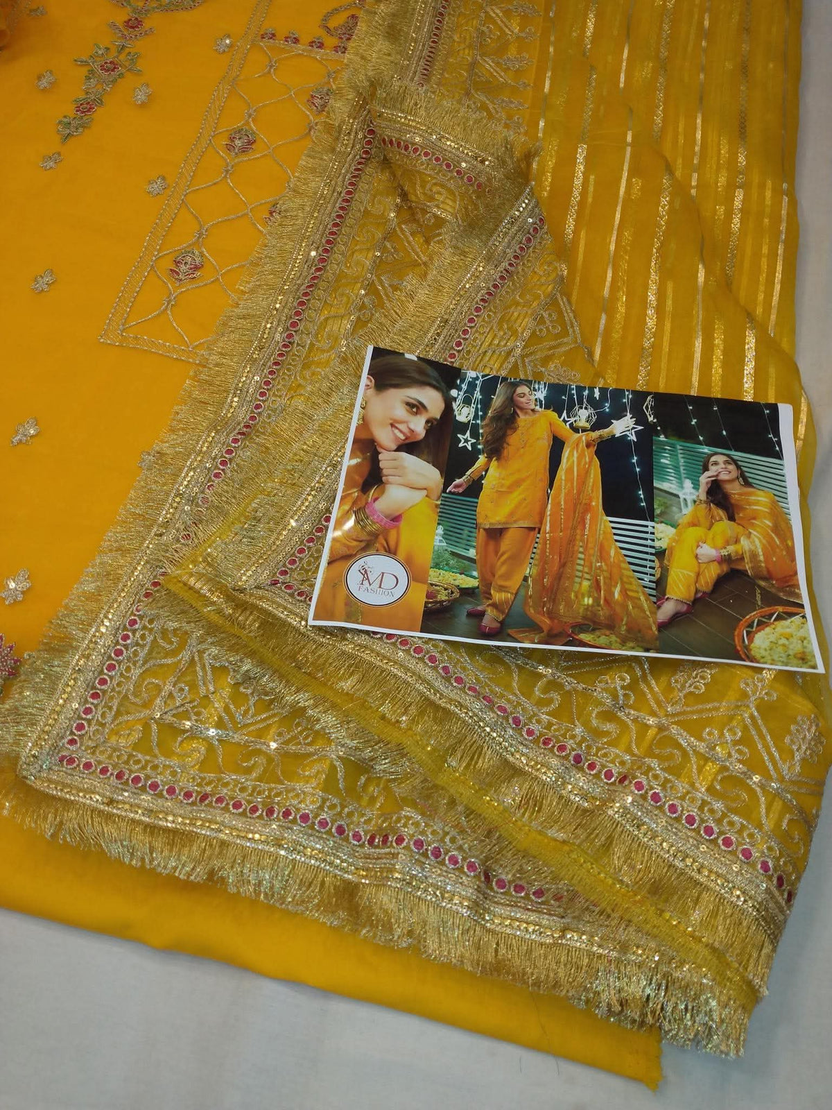 MAYA ALI HALDI MAYU YELLOW DRESS