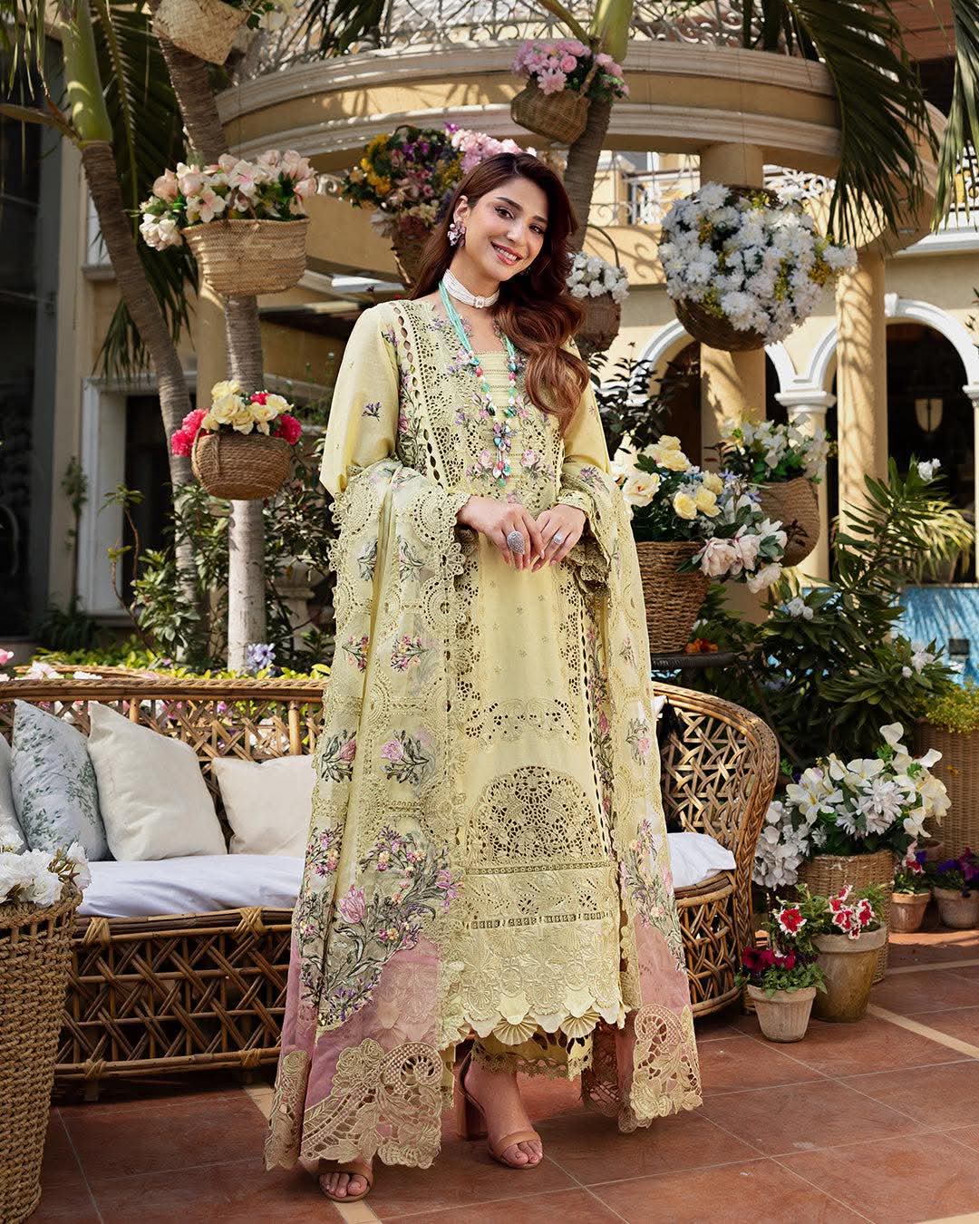 ELAF RAMSHA LUXURIOUS EMBROIDERED LAWN