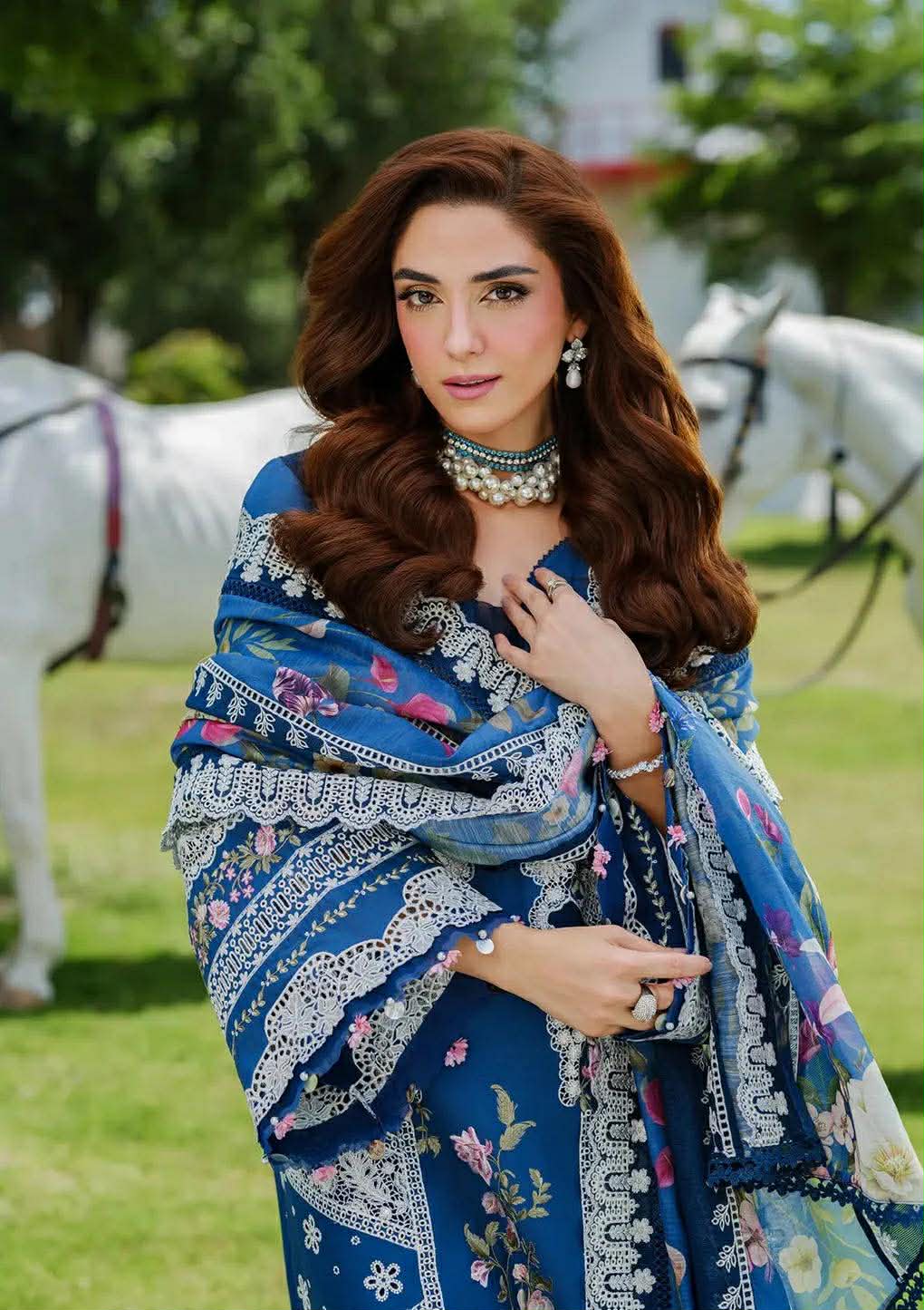 ELAF ELH ZIVA LUXURIOUS LAWN WITH PURE MONARK DUPPATA