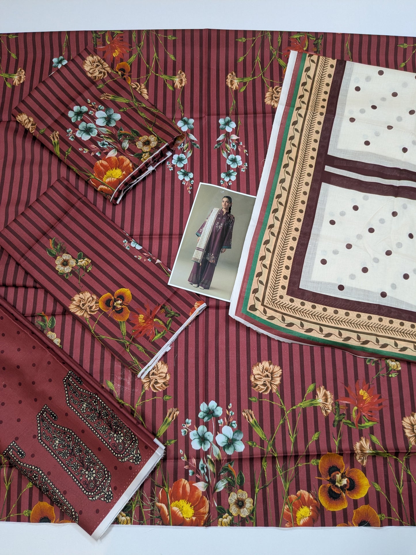 COCO BY ZARA SHAHJAHAN AMBER DAYS DIGITAL PRINT LAWN DUPPATA