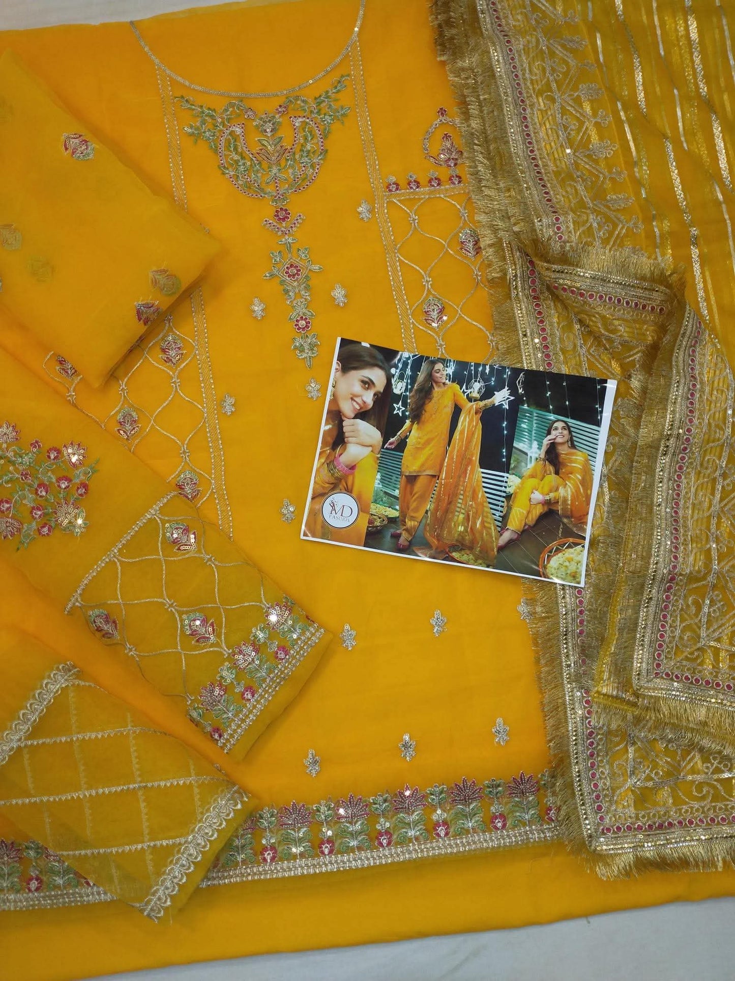 MAYA ALI HALDI MAYU YELLOW DRESS