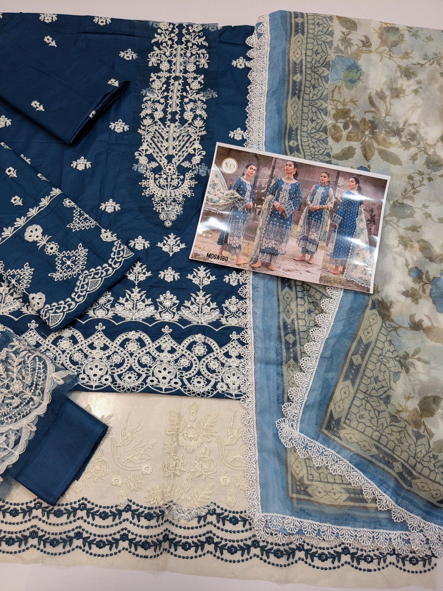 ZAINAB CHOTANI ZINC LAWN EMBROIDERED