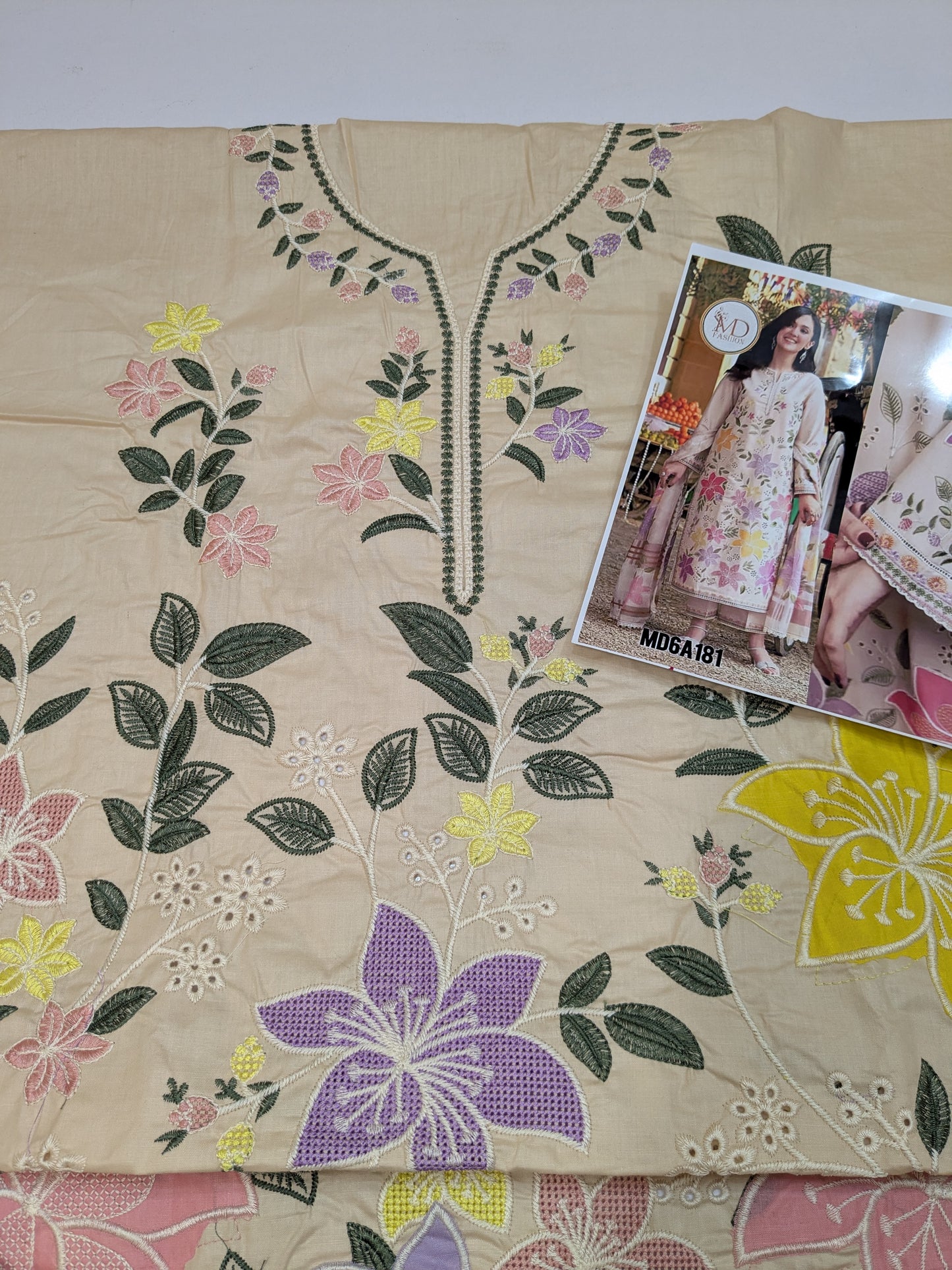 ANEELA SKIN MULTI LAWN EMBROIDERED