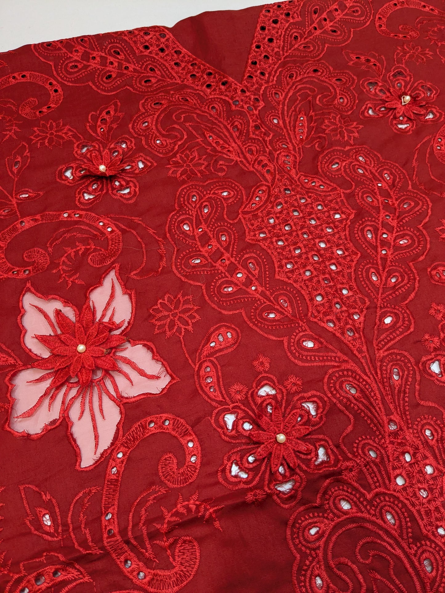 BIN ILYAS DEEP BURGUNDY MAROON LUXURIOUS LAWN
