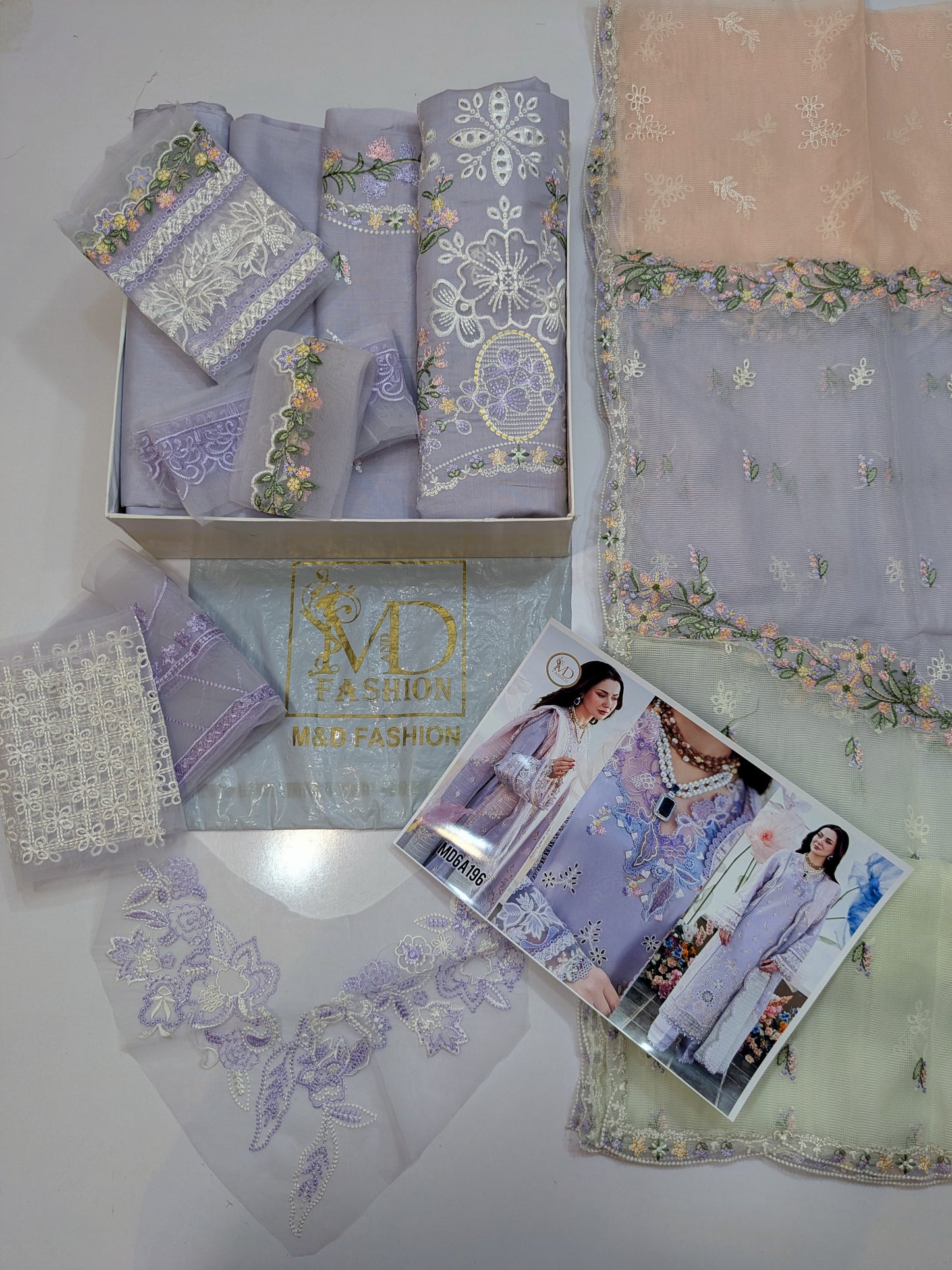 QALAMKAR EVELYN LUXURY EMBROIDERED LAWN