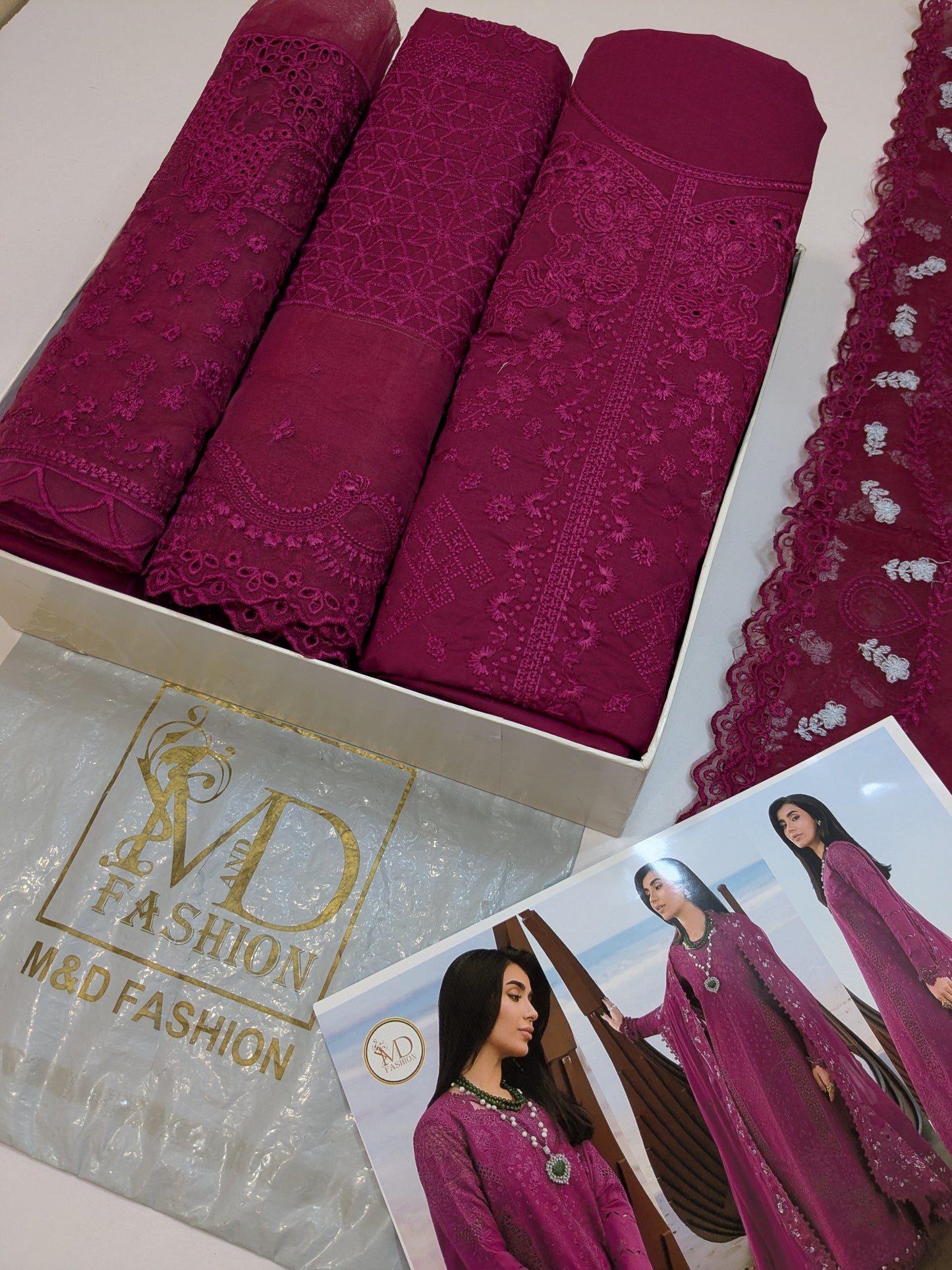 QALAMKAR ZARA SAHIL KINARAY LUXURIOUS LAWN