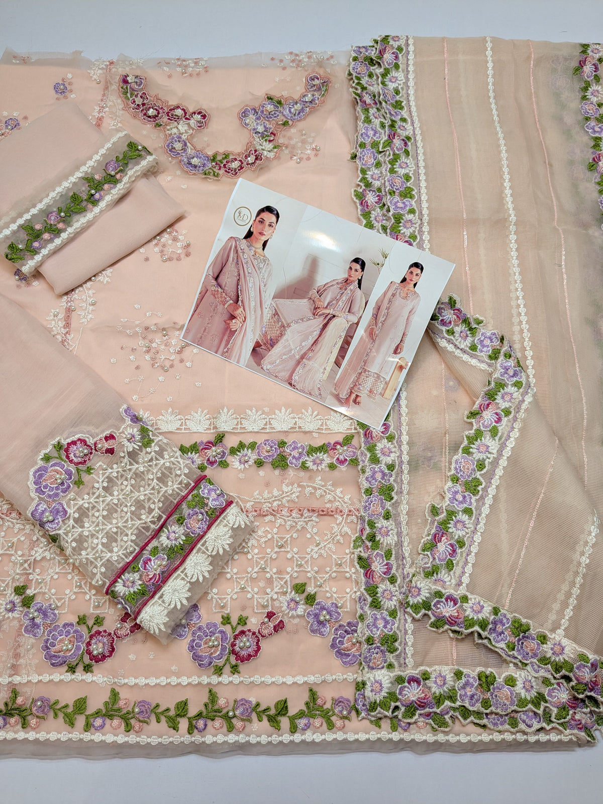 MUSHQ INSPIRED ZARMINAY POWDER PINK FORMAL WEAR