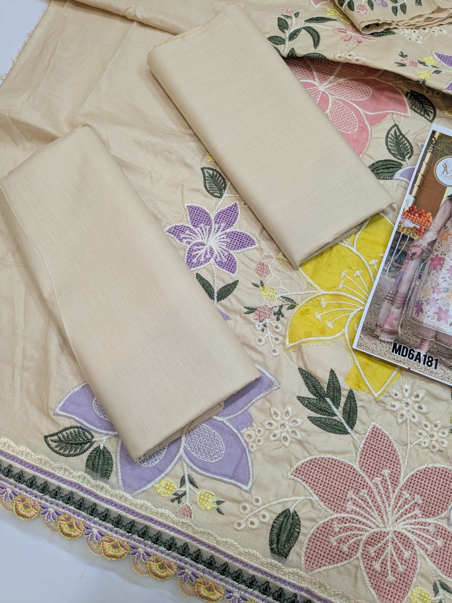 ANEELA SKIN MULTI LAWN EMBROIDERED