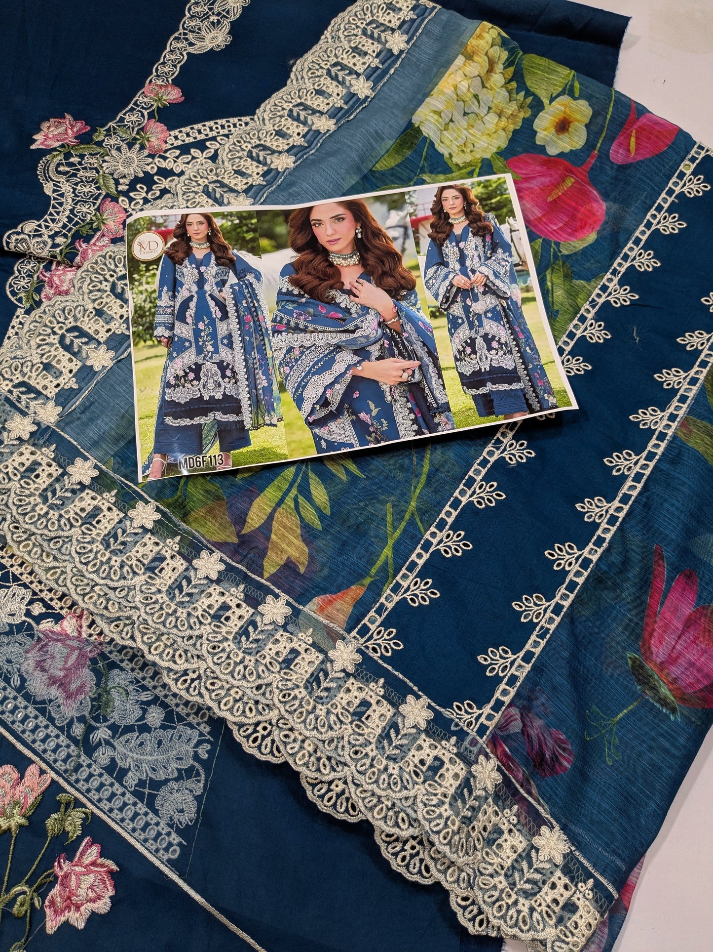 ELAF ELH ZIVA LUXURIOUS LAWN WITH PURE MONARK DUPPATA