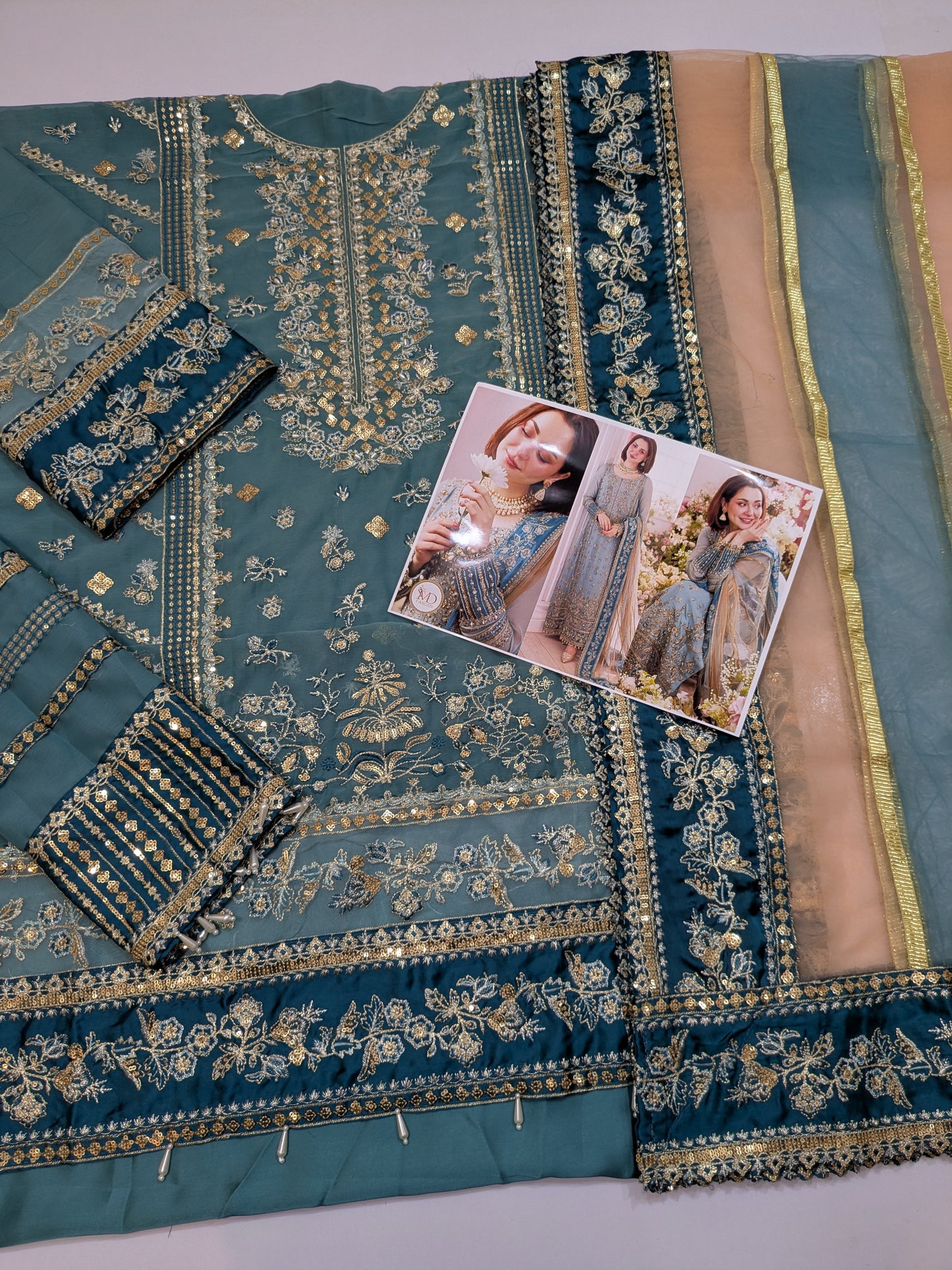 CHARIZMA DASTAN E JASHAN CHIFFON 3pcs UNSTITCHED