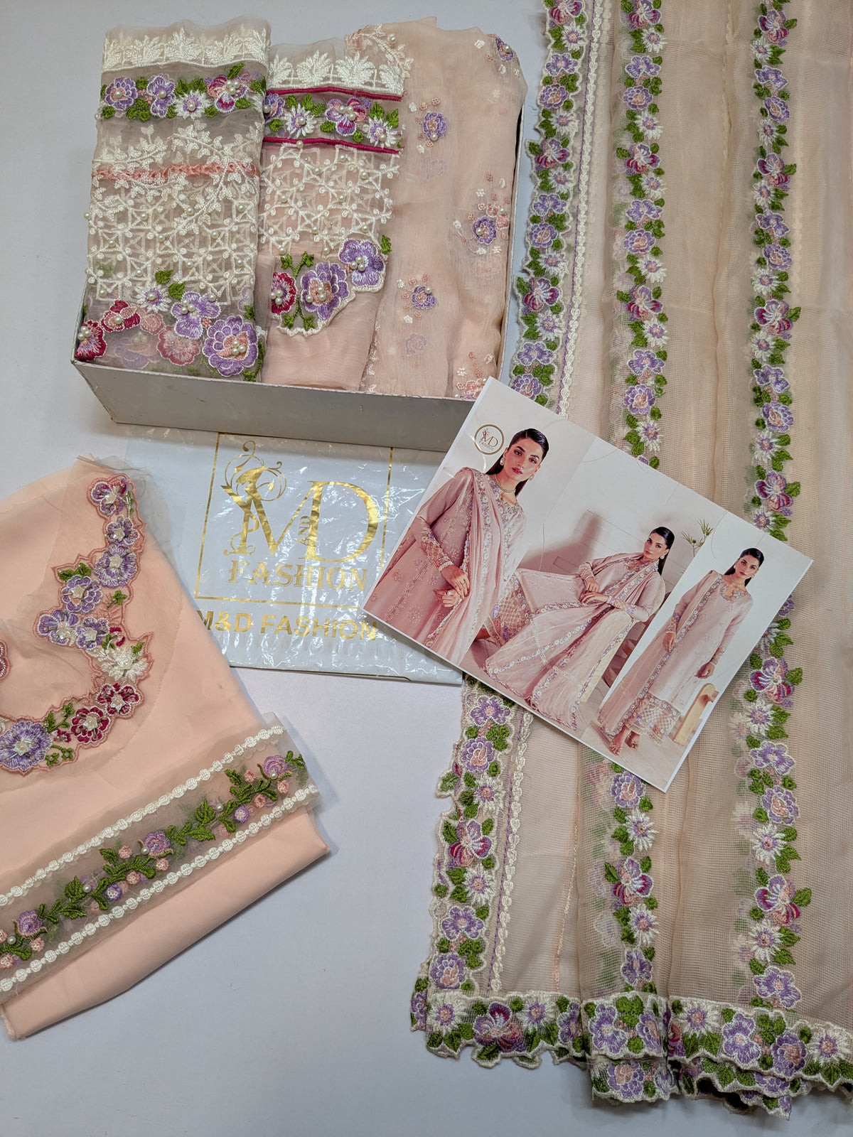 MUSHQ INSPIRED ZARMINAY POWDER PINK FORMAL WEAR