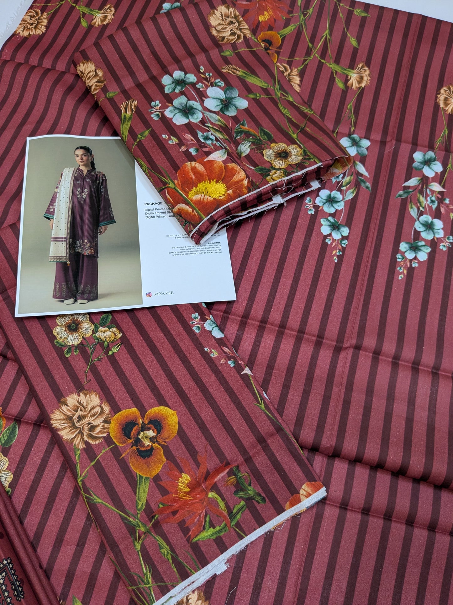 COCO BY ZARA SHAHJAHAN AMBER DAYS DIGITAL PRINT LAWN DUPPATA