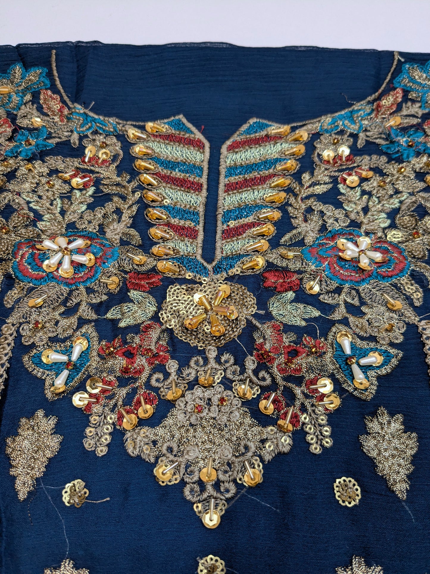 EMAN ADEEL BELL ROBE CHIFFON EMBROIDERED
