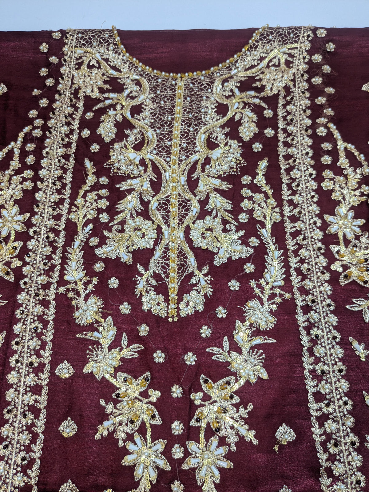 GULAAL INSPIRED VALENTINE CHIFFON EMBROIDERED