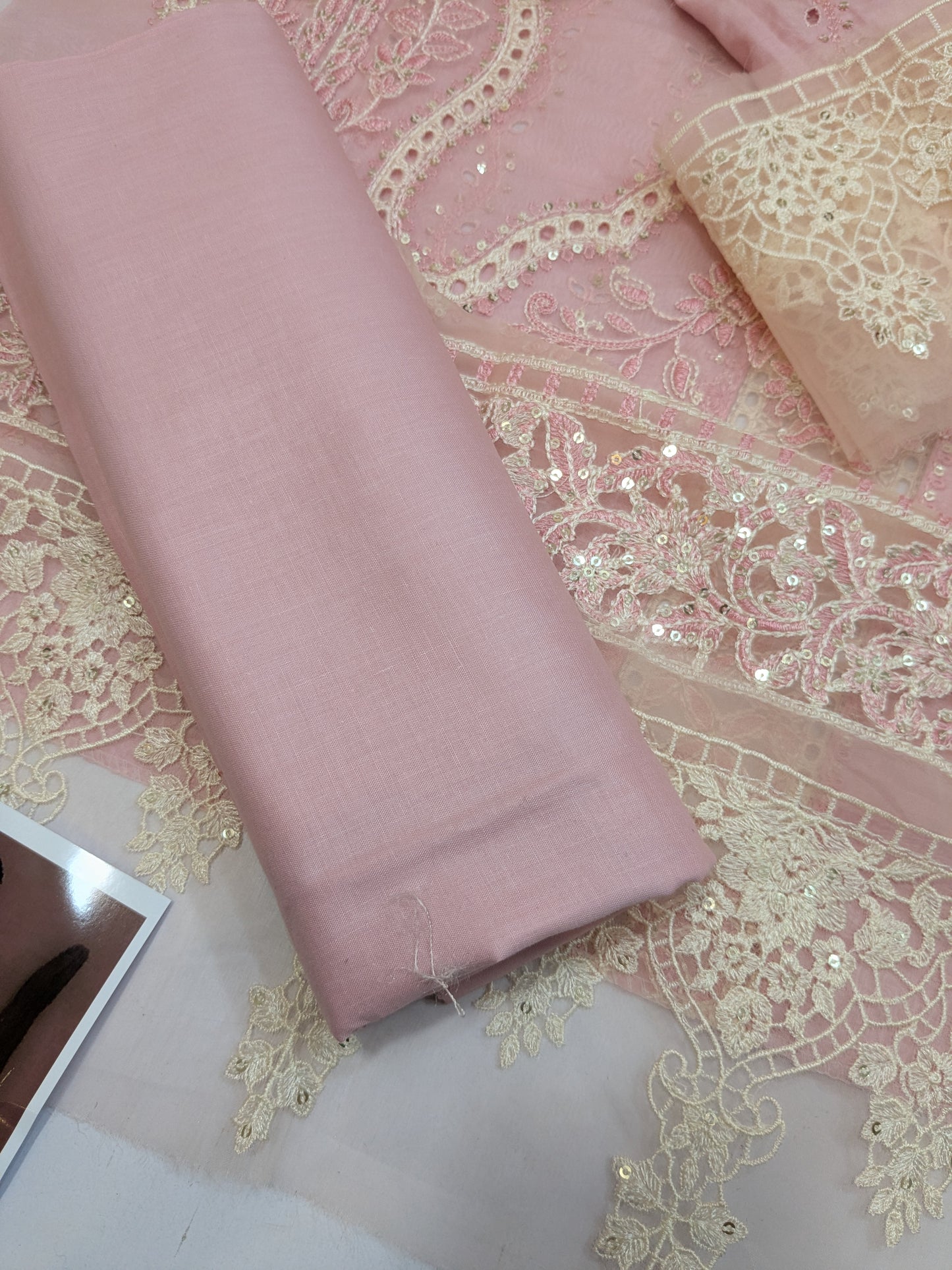 MARIA B LAWN CHIKENKARI LUXURY