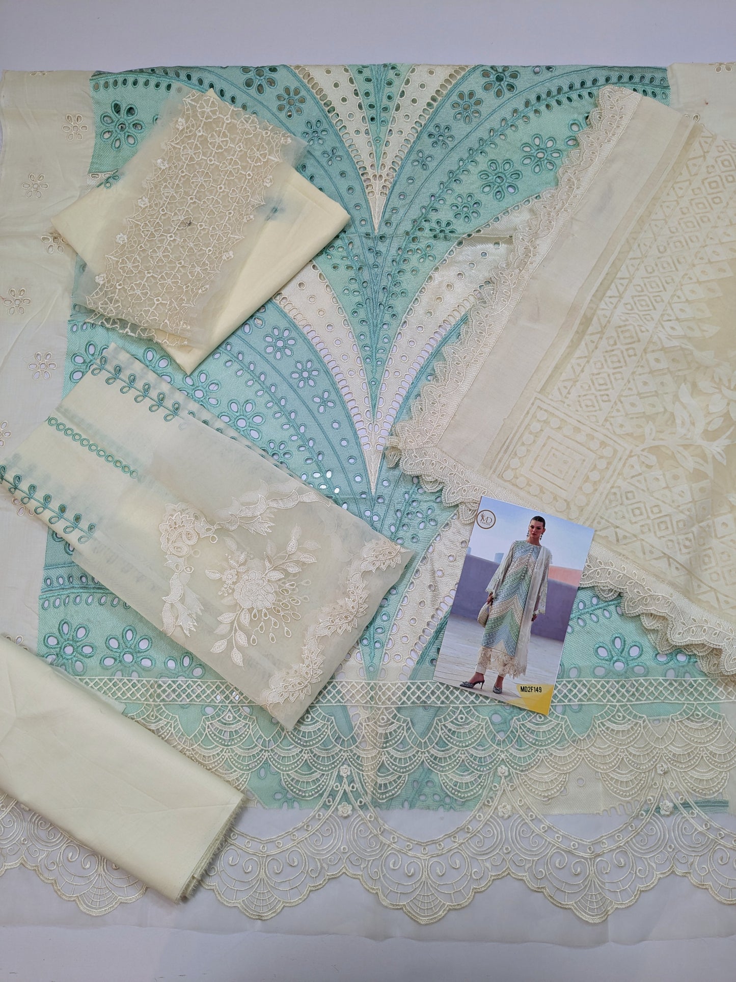 MARIA B 12A TYE DYE LUXURIOUS CHIKENKARI