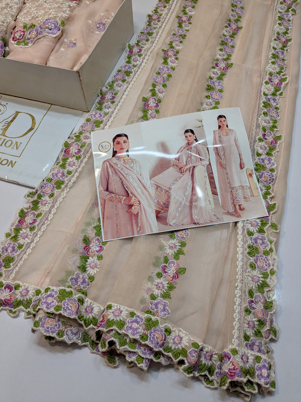 MUSHQ INSPIRED ZARMINAY POWDER PINK FORMAL WEAR