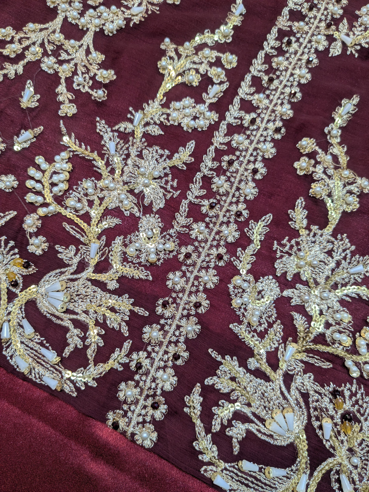 GULAAL INSPIRED VALENTINE CHIFFON EMBROIDERED